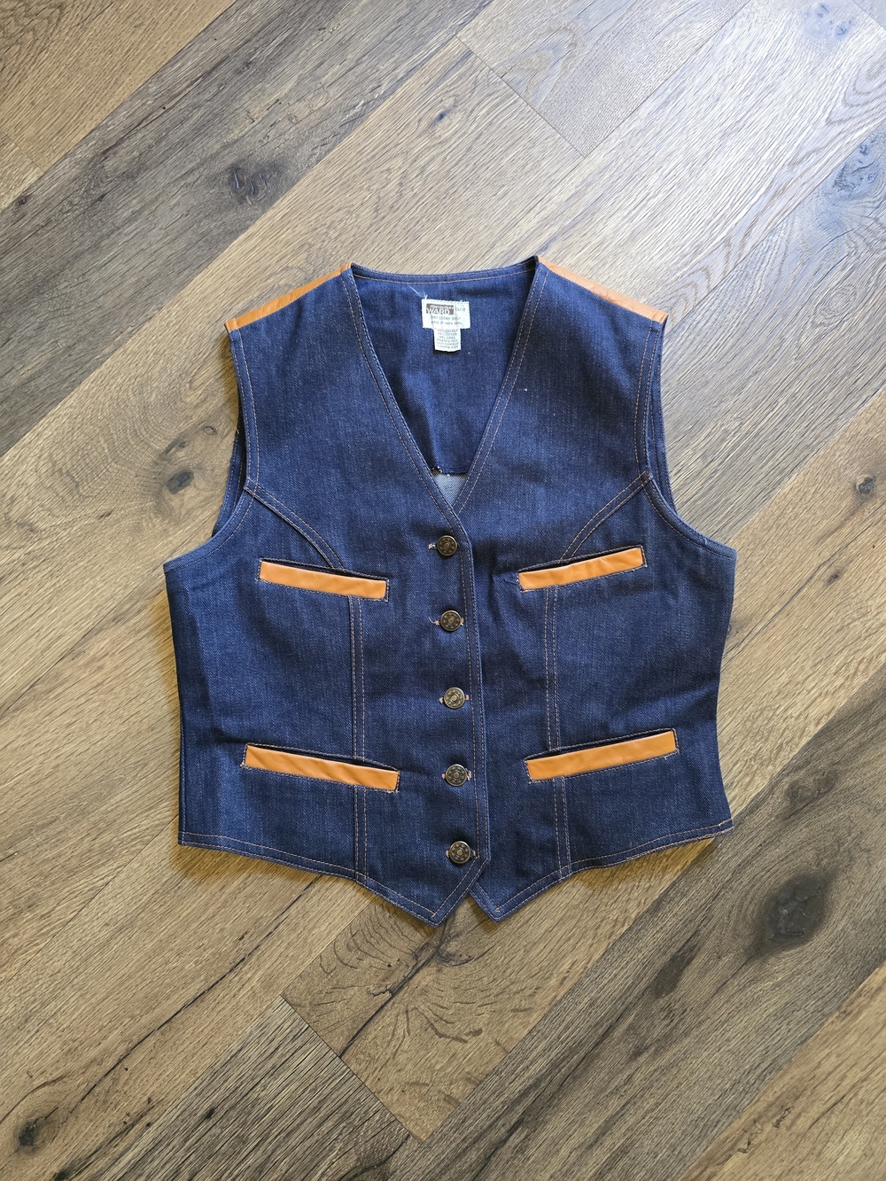VINTAGE Montgomery Ward Western Vest